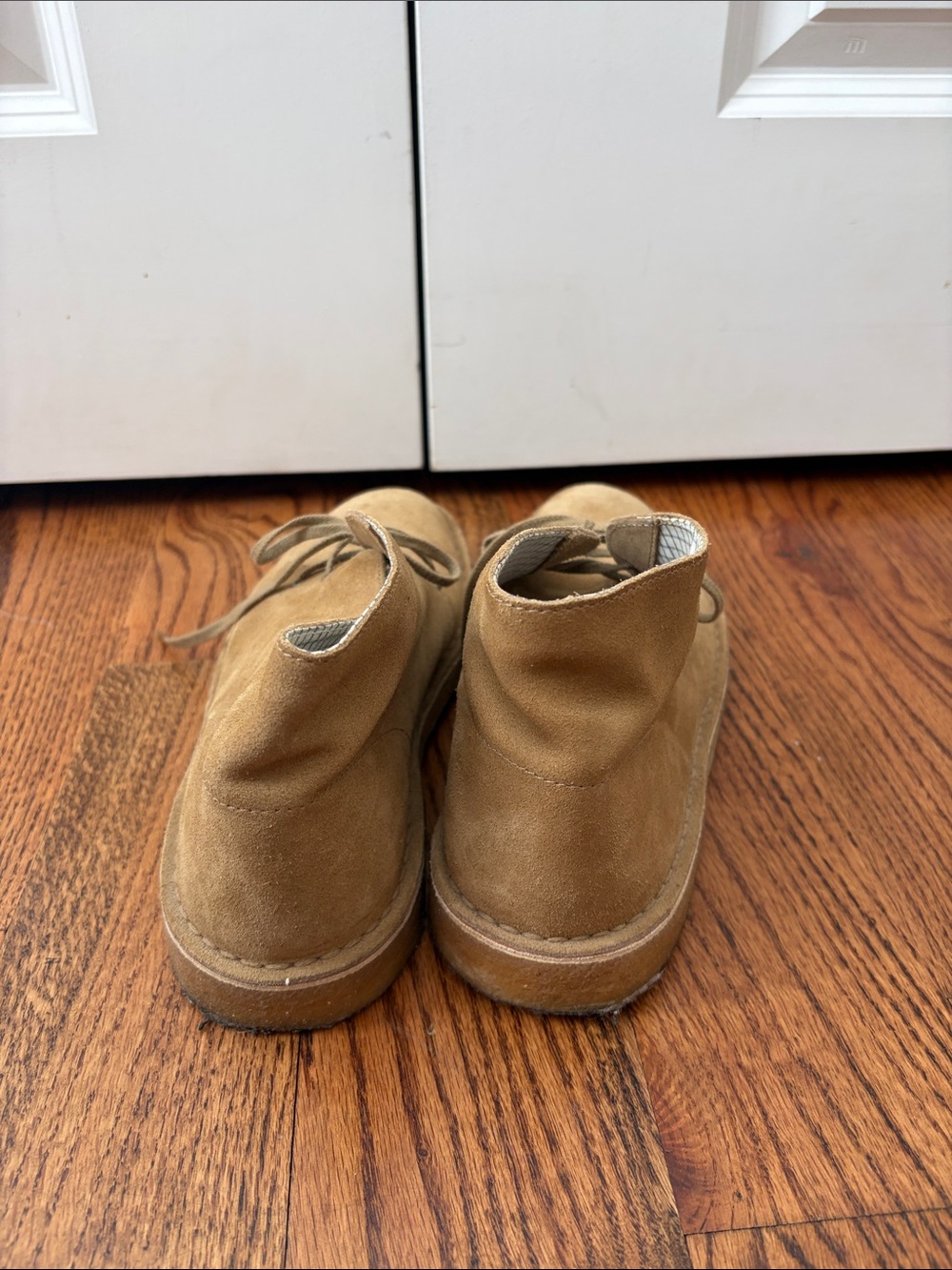 Clarks Men's Suede Chukka Boots in Tan Size 9.5 - Picture 4 of 4